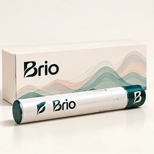 LumiRestore prefilled pen and Brio packaging